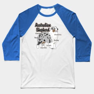 Australian Shepherd Baseball T-Shirt